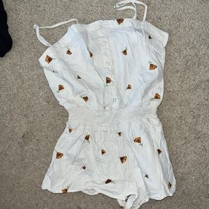 Forever 21 flowery romper